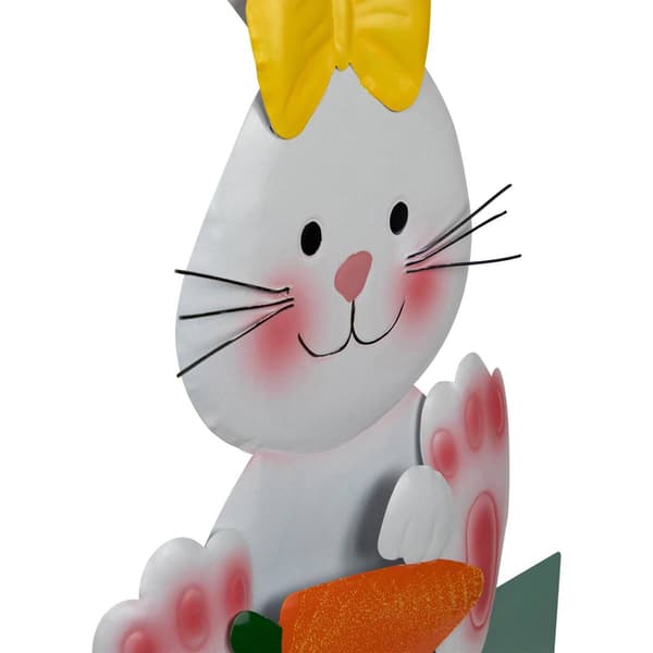 Northlight Seasonal Bunny with Carrot Easter Garden Stake