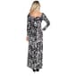 Womens 24/7 Comfort Apparel  Long Sleeve Empire Waist Dress - image 2