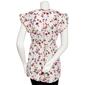 Womens Times Two Flutter Sleeve Floral Tie Waist Maternity Blouse - image 2