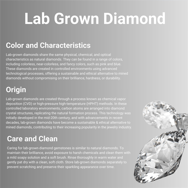 Brilliant Grown Gold-Plated  1/10ctw. Lab-Grown Diamond Earrings