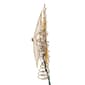 Kurt Adler 10in 5-Point Capiz Star Treetop w/ Rays & Beads - image 5
