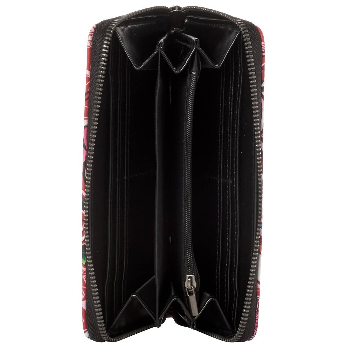 Womens Ed Hardy Heloise Zip-Around Wallet