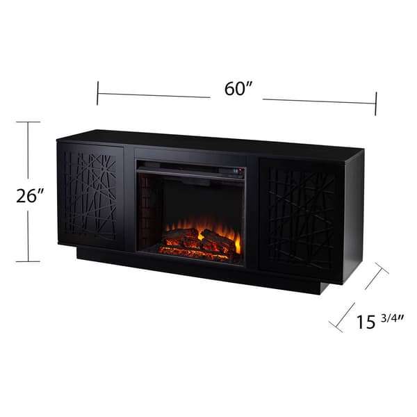 Southern Enterprises Delgrave Electric Media Fireplace w/ Storage