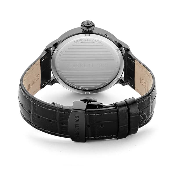 Mens Cerruti 1881 Dervio Black Dial/Blue Moon Watch-CIWGF2224606