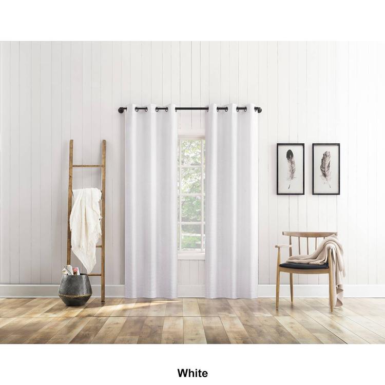 Huron 2pk. Long Fold Blackout Grommet Panel Curtains