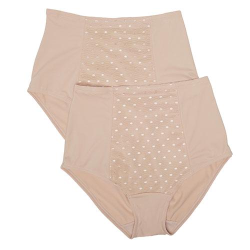 Womens Company Ellen Tracy 2pk Shapewear Brief Panties 75404P2