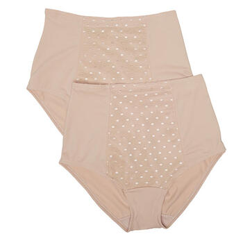 Womens Company Ellen Tracy 2pk Shapewear Brief Panties 75404P2 - Boscov's