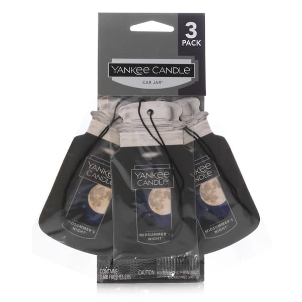 Yankee Candle&#40;R&#41; 3pk. Midsummer Night Car Jar Air Freshener