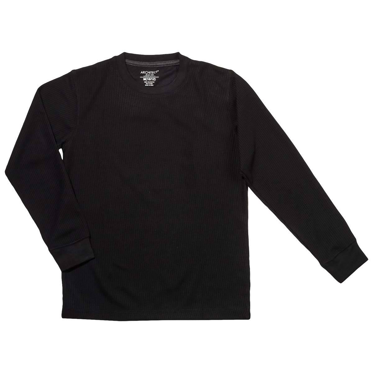 Boys (8-20) Architect® Jean Co. Solid Crew Neck Thermal Top