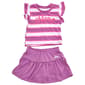 Baby Girl (12-24M) Aeropostale Aero/Stripe Skort Set - image 1