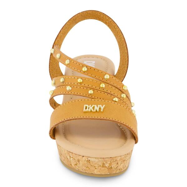 Big Girls DKNY Amber Studs Strap Wedge Sandals