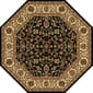 Tayse Sensation Ventura Octagon Area Rug - Black - image 1