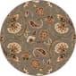 Tayse Impressions Fairfield Blue Round Area Rug - 5'3 - image 1