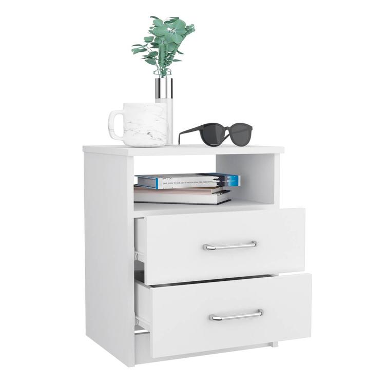 FM FURNITURE Oklahoma 2 Drawer Nightstand