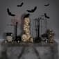 Northlight Seasonal LED Skull Tower w/ Raven Halloween Décor - image 6