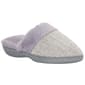 Womens Ella & Joy Cable Knit Chenille Metallic Clog Slippers - image 1