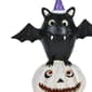National Tree 22in. Pre-Lit Bat Standing on Pumpkins Décor - image 2