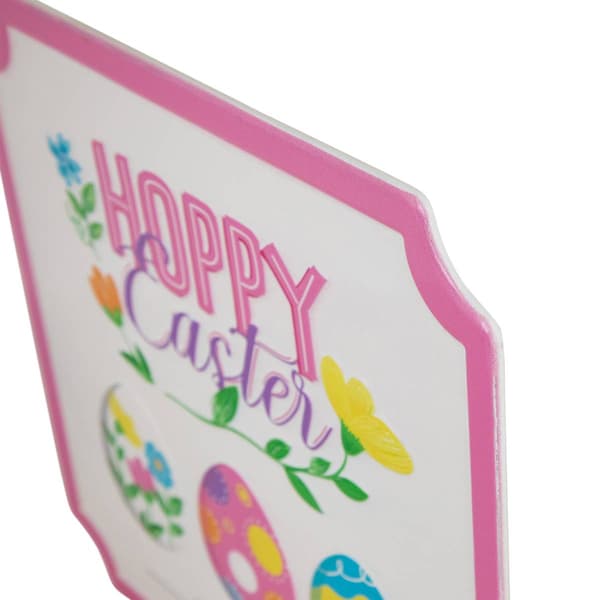 Northlight Seasonal Hoppy Easter Metal Wall Sign