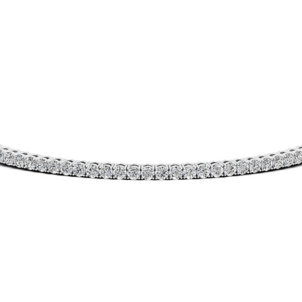 Moluxi&#8482; Sterling Silver 2.5ctw. Moissanite Bracelet