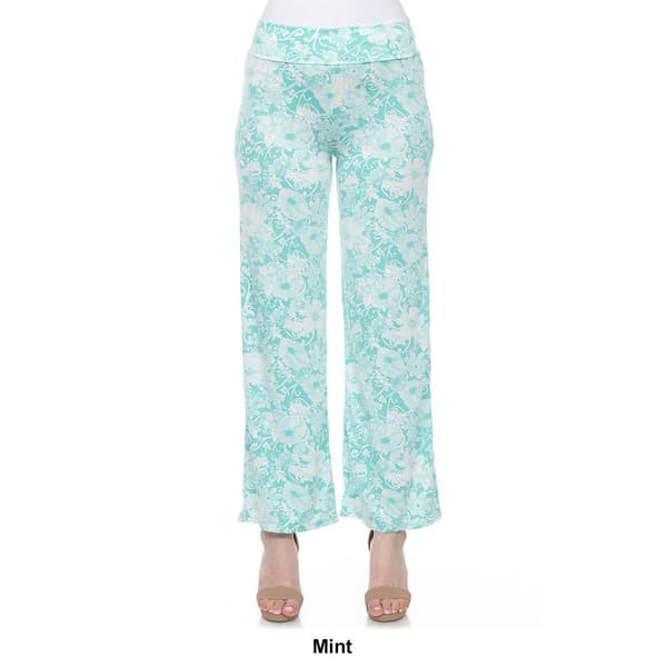 Womens White Mark Floral Paisley Palazzo Pants