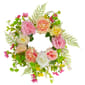 Northlight Seasonal Artificial Rose &amp; Peony Spring Wreath - image 1
