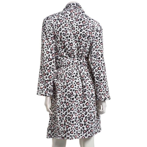 Womens Spoiled Angel Animal Heart 38in. Wrap Robe