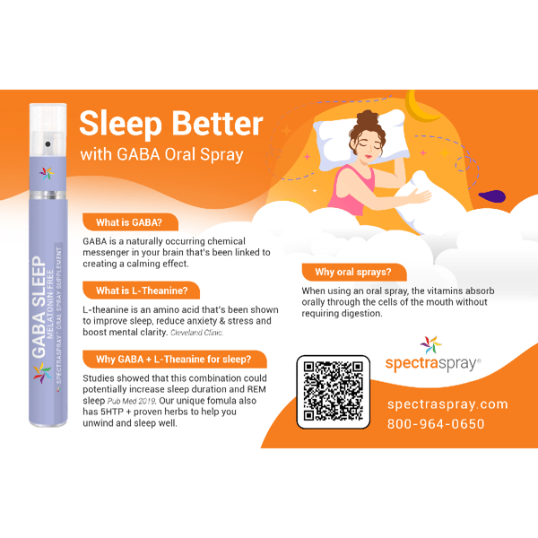 Spectraspray® Gaba Sleep Melatonin Free Oral Spray Supplement