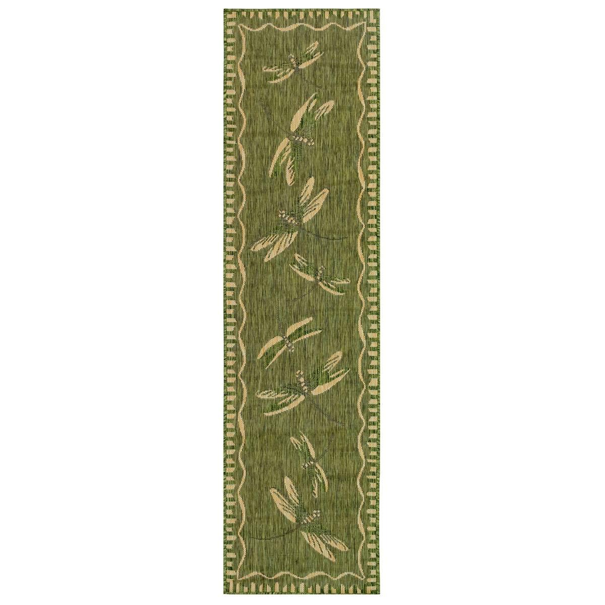 Liora Manne Carmel Dragonfly Indoor/Outdoor Runner