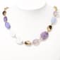 Ashley  Cooper(tm) Gold-Tone Purple Tone Collar Necklace - image 1