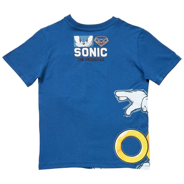 Boys &#40;8-20&#41; Freeze Sonic The Hedgehog Patch Short Sleeve Tee