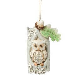 Jim Shore Woodland Glen Owl in Tree Ornament