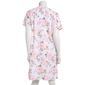Womens Celestial Dreams Short Sleeve Floral Short Gown - image 3
