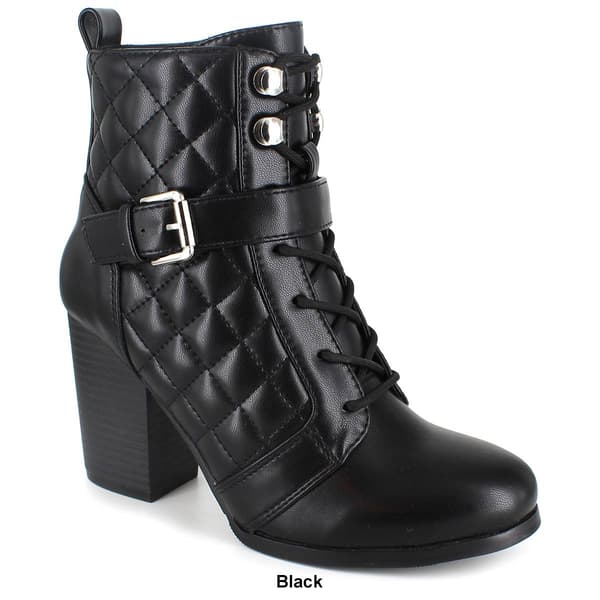 Womens XOXO Muna Quilted Ankle Boots