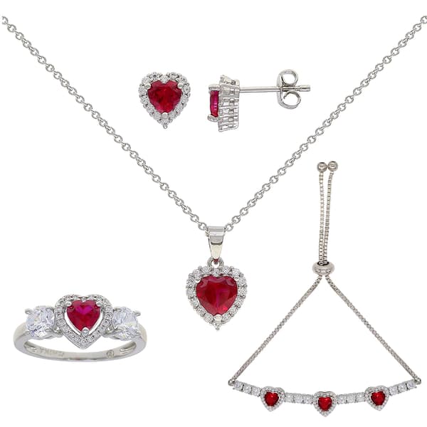 Gianni Argento Sterling 4pc. Gemstone Set - image 