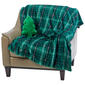 Holiday Home Plaid Tree Throw with Pillow Combo - image 2