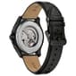 Mens Caravelle Skeleton Dial Leather Strap Watch - 45A153 - image 2