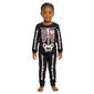 Toddler Girl Jaclyn Family of Skeletons Joggers Pajama Set - image 1