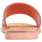Womens Love 83 Rhinestone & Pearl Band Slide Sandals - image 3