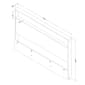 South Shore Musano Natural Walnut Full/Queen Headboard - image 5