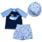 Baby Boy (12-24M) Floatimini(R) 3pc. Gingham Rash Guard Swim Set - image 1