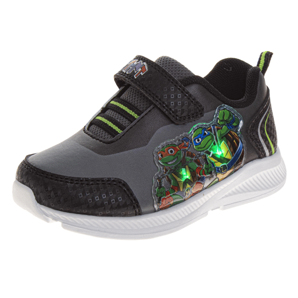Little Boys Teenage Mutant Ninja Turtles Light Up Sneakers - image 