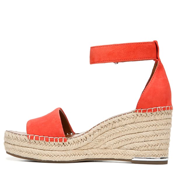 Womens Franco Sarto L-Clemens Suede Espadrille Wedge Sandals
