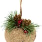 Northlight Seasonal 5in. Rustic Pine and Holly Christmas Ornament - image 4