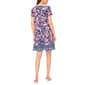 Womens MSK Short Sleeve Floral Ruffle Hem Shift Dress - image 4