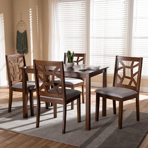 Baxton Studio Abilene Dining 5pc. Set - image 