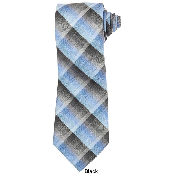 Mens John Henry® Skip Sea Plaid Tie