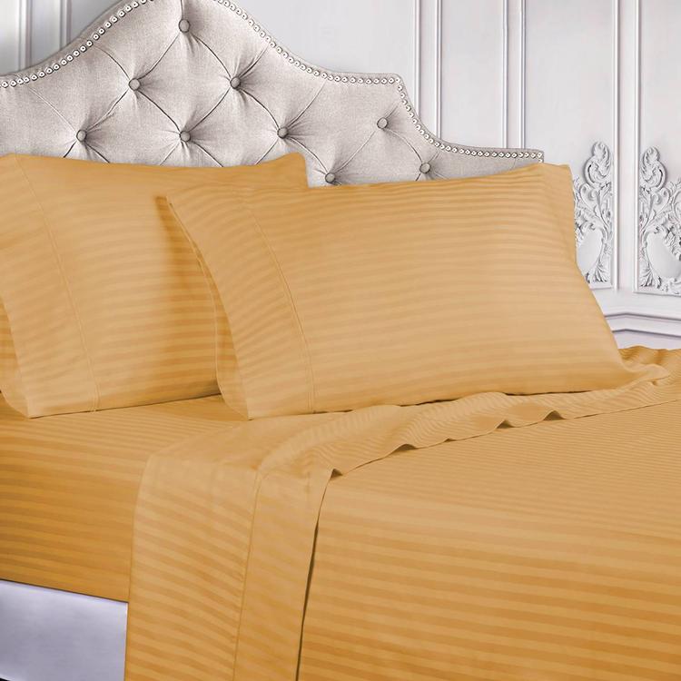 Superior 300TC Egyptian Cotton Striped Deep Pocket Sheet Set