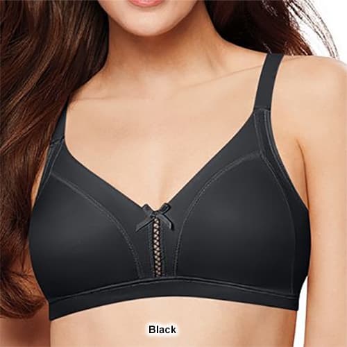 Bali Womens Double Support Soft Touch Back Smoothing Wirefree Bra