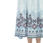 Womens White Mark Pleated Skirt with Border Prints - image 4
