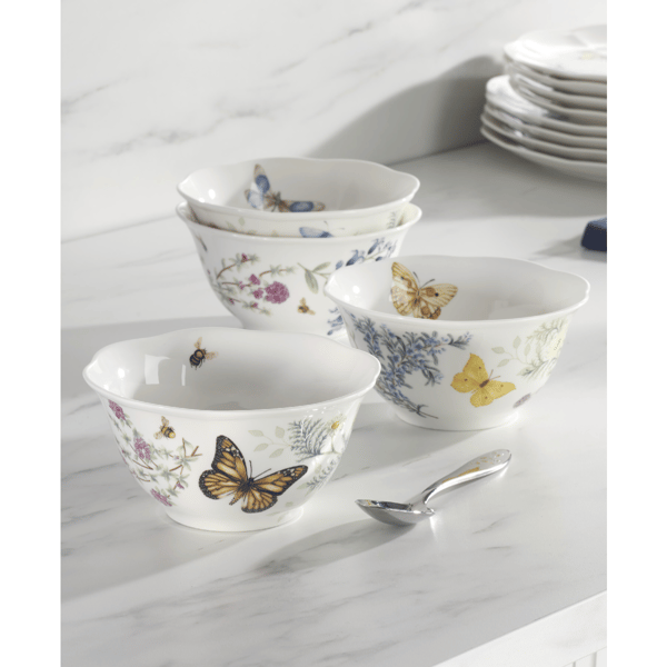 Lenox® Butterfly Meadow® Herbs Rice Bowls - Set of 4